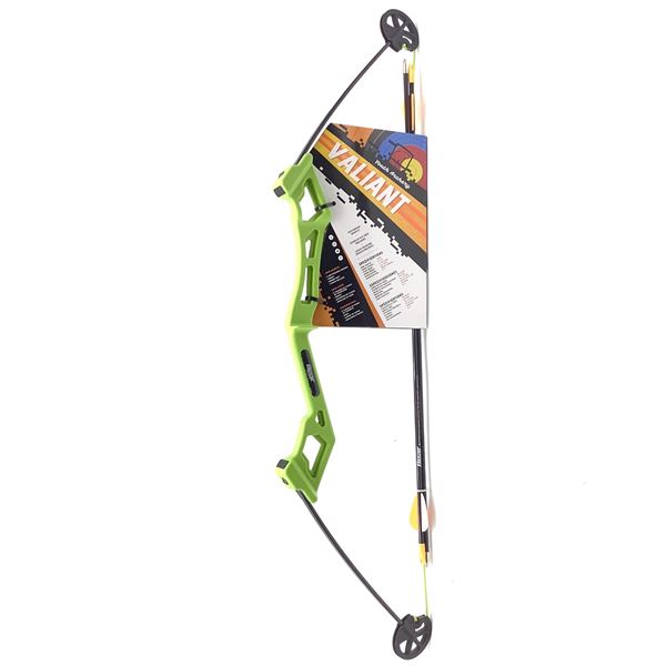 Bear Archery Valiant Youth Bow Set, Flow Green, New