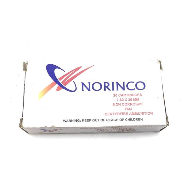 Norinco 7.62 X 39, 122 Grain Ammunition, 160 Rounds
