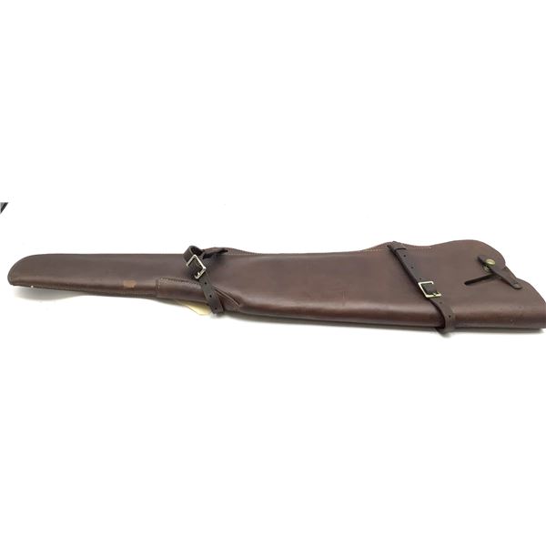 Leather Rifle Gun Bucket/ Scabbard