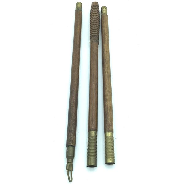 Antique Brass and Wood Shot Gun Cleaning Rod