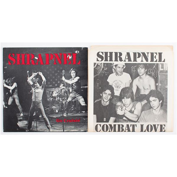 Shrapnel (2) 45 RPM Single Records