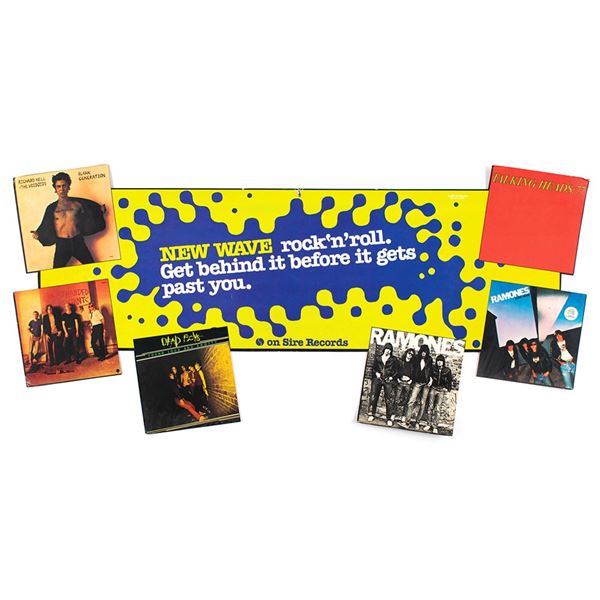 Sire Records: Ramones and Talking Heads Promotional Display