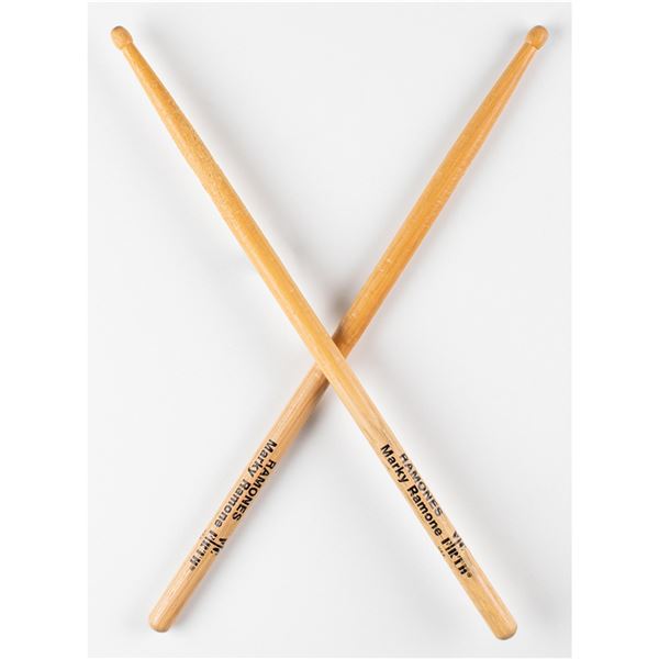 Marky Ramone Studio-Used Drum Sticks from the Recording of Adios Amigos