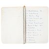 Image 4 : Arturo Vega's 1978-1980 Loft Notebook with Handwritten Lyrics by Joey Ramone