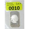 Image 1 : 1 Oz. .999 Fine Silver First Nations/Buffalo Bar