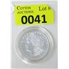 Image 1 : 1 Oz .999 Fine Silver Morgan Head/Eagle Round
