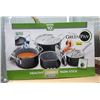 Image 1 : New 10 Piece Original Green Pan Cookware Set