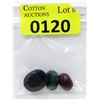 Image 1 : 68 CTW Ruby, Emerald & Sapphire Gemstones