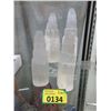 Image 1 : 4 Selenite Healing Towers (Satin Spar)