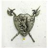 Image 1 : Metal Heraldic Wall Art - 28" x 28"