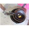 Image 1 : 4 Cast Iron Fry Pans