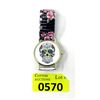 Image 2 : Ladies New Sugar Skull Watch with Expansion Band