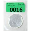 Image 1 : 1 Oz .9999 Fine Silver 2011 Canada Maple Leaf Coin