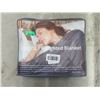 Image 1 : New 25 lb Grey Weighted Blanket - 60 x 80"