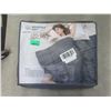 Image 1 : New 20 lb Grey Weighted Blanket - 152 x 203 cm