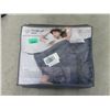 Image 1 : New 15 lb Grey Weighted Blanket - 152 x 203 cm