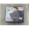 Image 1 : New 15 lb Grey Weighted Blanket - 152 x 203 cm
