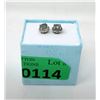 Image 2 : Sterling Silver Mystic Topaz & Diamond Earrings