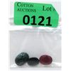 Image 1 : 39 CTW Ruby, Emerald & Sapphire Gemstones