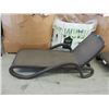 Image 1 : Alfa Adjustable Sun Lounger - Brown