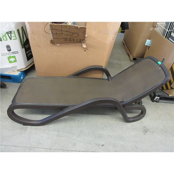 Alfa Adjustable Sun Lounger - Brown