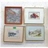 Image 1 : 3 Framed Prints & 1 Needlepoint