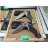Image 1 : 2 New Folding Knives with 4" Blades