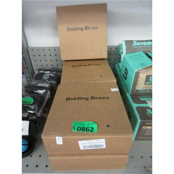 5 Sets of Bridge Bidding Boxes - 4 Per Set