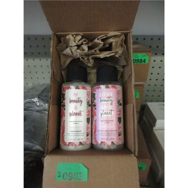 2 Beauty & Planet Shampoo & Conditioner Sets