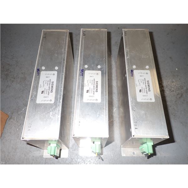 Lot of (3) Siemens #6SE7016-0EP87-0FB1 Filters