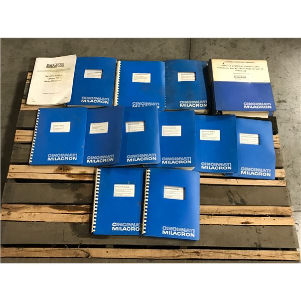 Lot of Cincinnati 5VC-750 / 10VC-1000 Milacron Manuals