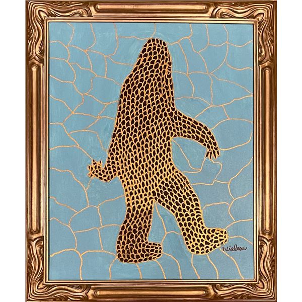 David Nielsen, Original Acrylic on Canvas, "Bigfoot"
