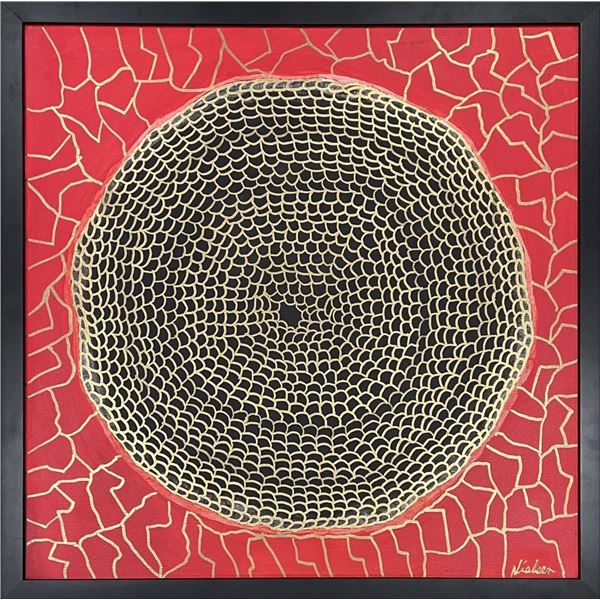 David Nielsen, Original Acrylic on Canvas, "Mandala