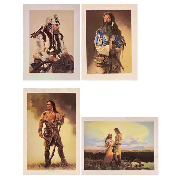 David Wright lot of 4 Signed and Numbered Prints