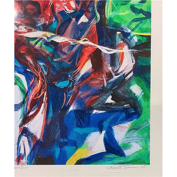 Wichie Torres, Hand signed and numbered lithograph