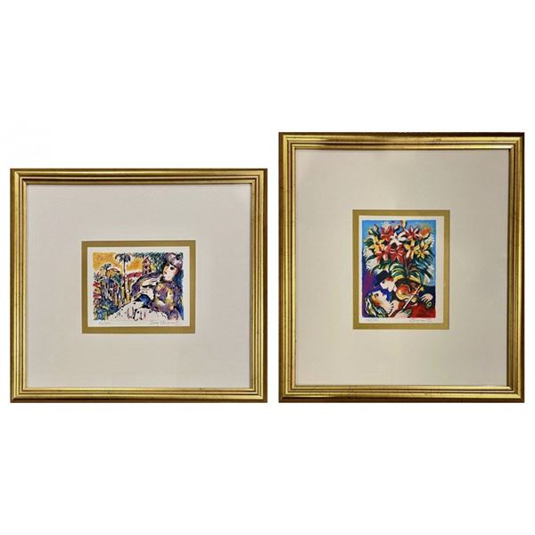 Zamy Steynovitz, (2)Hand signed and numbered serigraphs