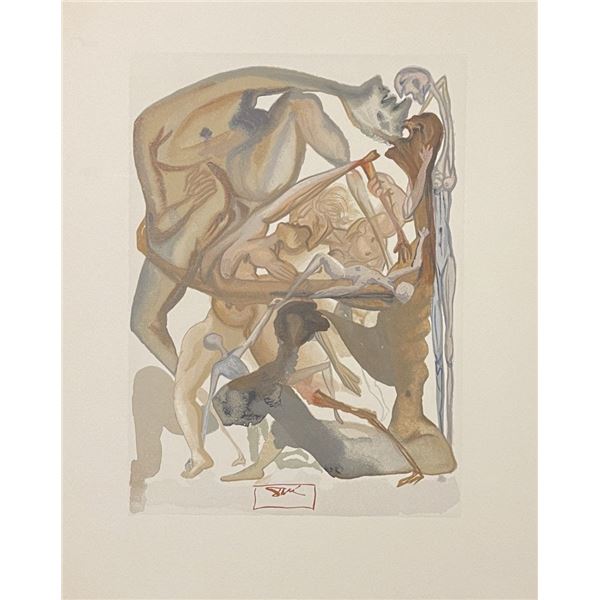 Salvador Dali, Original woodblock engraving