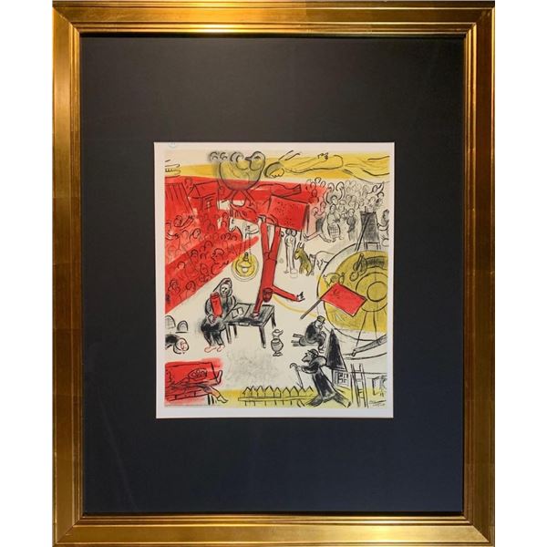 Marc Chagall, Mourlot Color lithograph, "Circus"