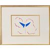 Image 1 : Henr Matisse, original color lithograph, 1958