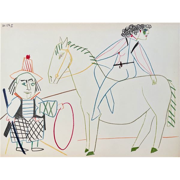 Pablo Picasso Original Color Lithograph "Revue Verve"