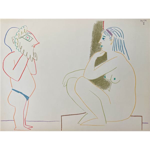 Pablo Picasso Original Color Lithograph "Revue Verve"