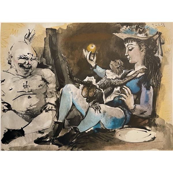 Pablo Picasso Original Color Lithograph "Revue Verve"