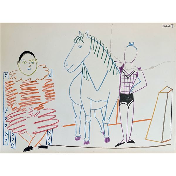 Pablo Picasso Original Color Lithograph "Revue Verve"