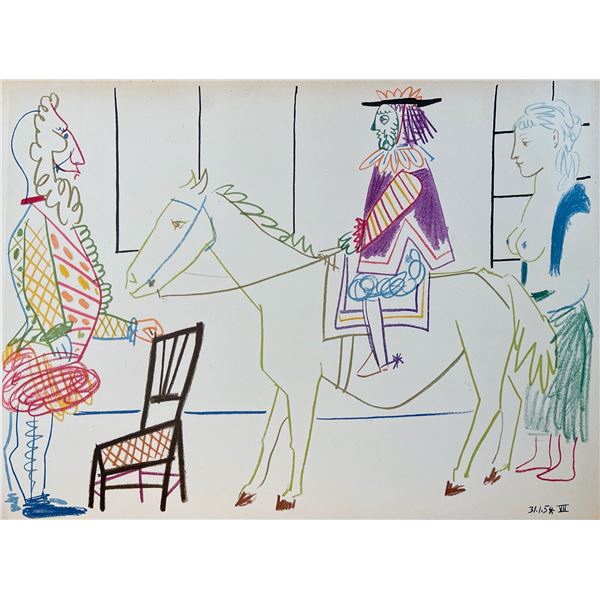 Pablo Picasso,  Original Lithograph, "Revue Verve"