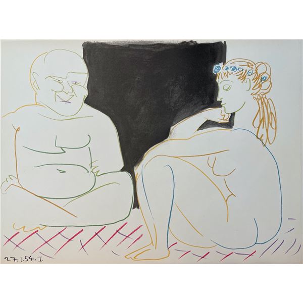 Pablo Picasso, Original Color Lithograph, "Revue Verve"