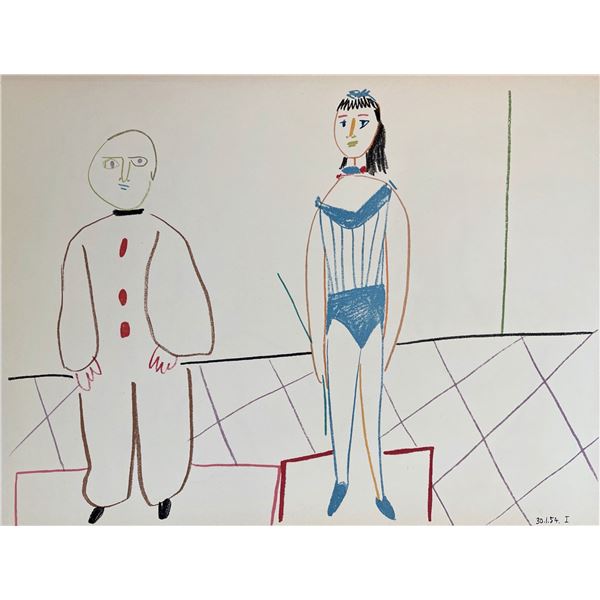 Pablo Picasso Original Color Lithograph "Revue Verve"
