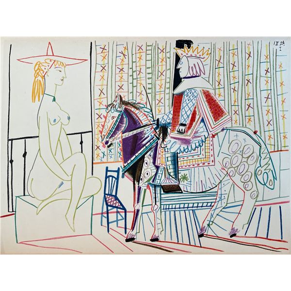 Pablo Picasso, Original Lithograph, "Revue Verve"