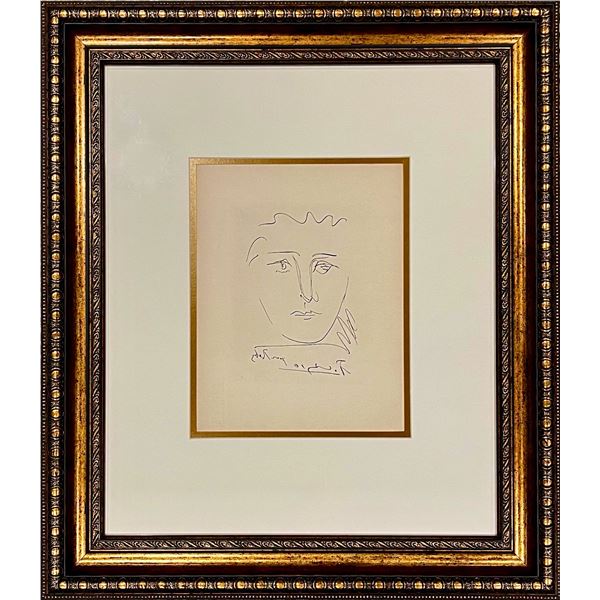 Pablo Picasso, 1950 etching, "LL'Age de Soleil"