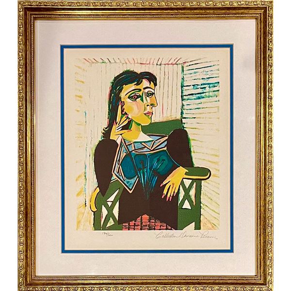 After Pablo Picasso, lithograph, "Dora Maar"