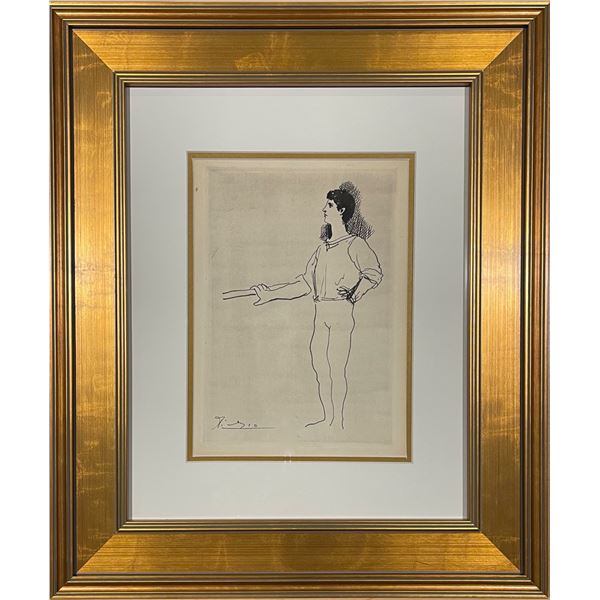 Pablo Picasso, original etching, "Grace and Movement"